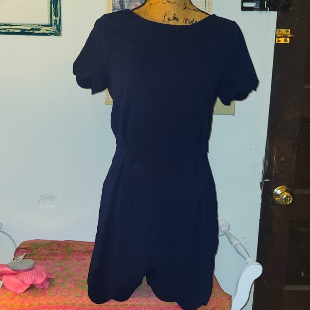 Monteau Navy blue romper